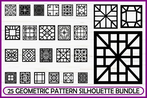 Download 25 Modern Geometric Pattern SVG Bundle - Modern geometric Collection