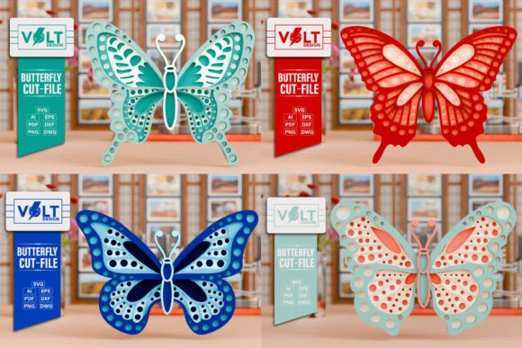Download Colorful Butterfly SVG Crafting BUNDLE - Crafting bundle Collection