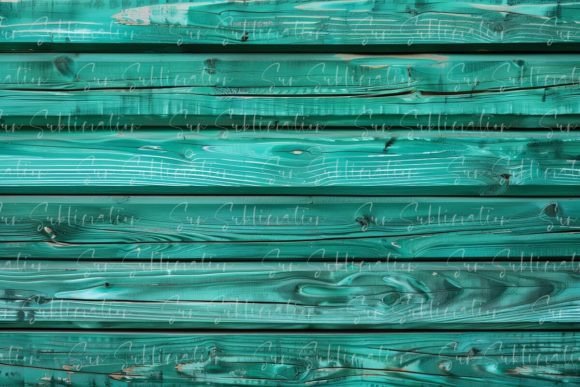 Download Turquoise Painted Wood Texture - Premium Bundle