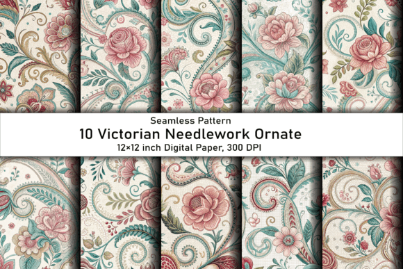 Download Victorian Needlework Ornate Patterns - Ornate patterns Collection